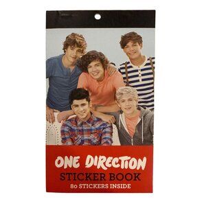 1D One Direction GROUP Sticker Book = 9.5"x5.75" 80 Stickers Inside Collectible